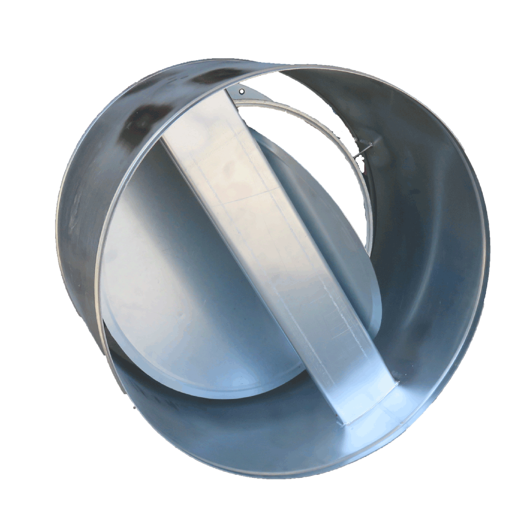 Inside view of Flap Stack Exhaust Valve.