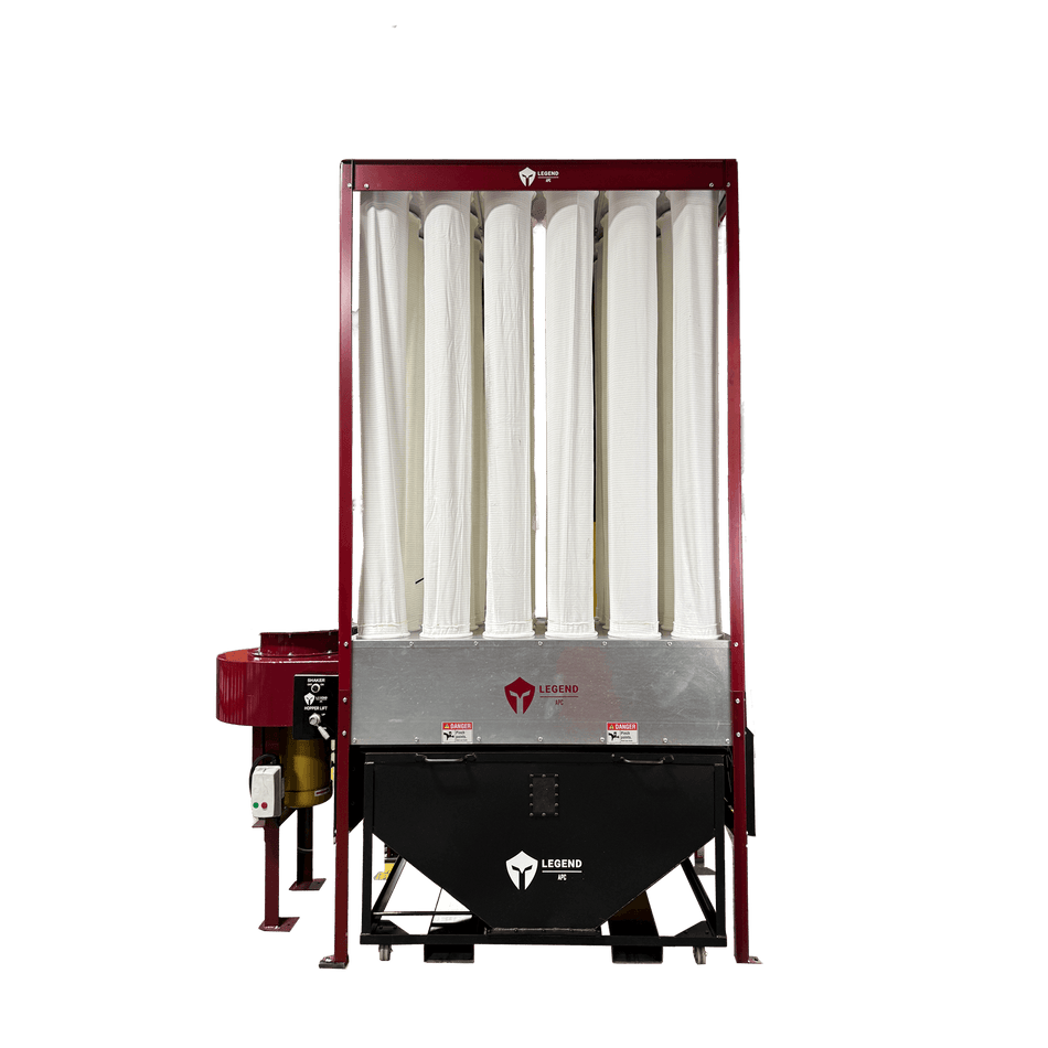 Legend Baghouse with Quick-Change Hopper.